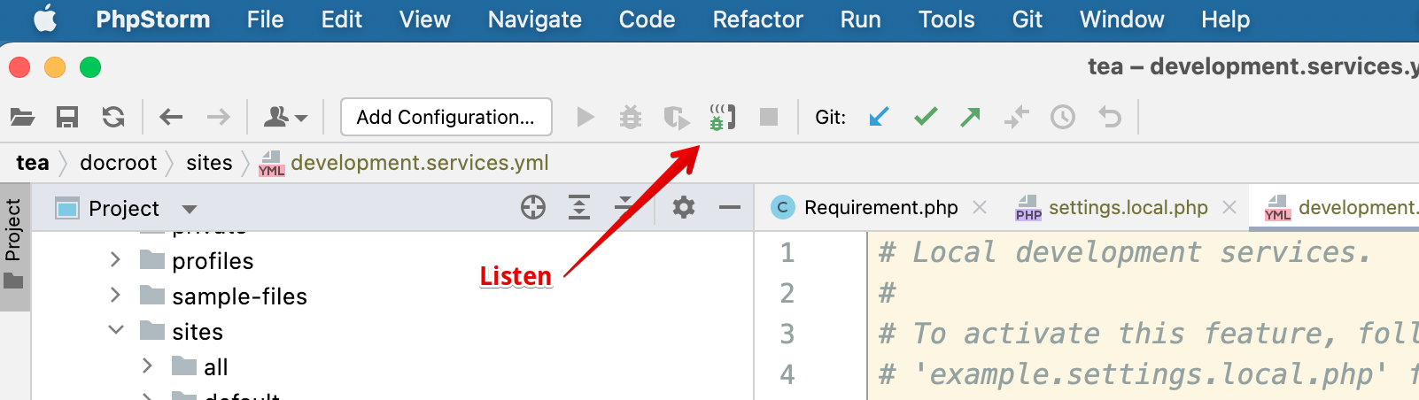 PhpStorm settings