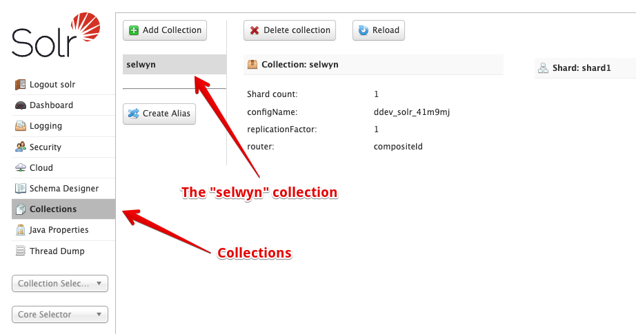 Solr collections another view